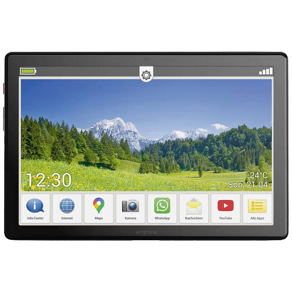 Emporia emporiaTABLET WiFi, LTE/4G 32 GB šedá Tablet pro seniory 25.7 cm (10.1 palec) 2.0 GHz, 1.5 GHz MediaTek Android