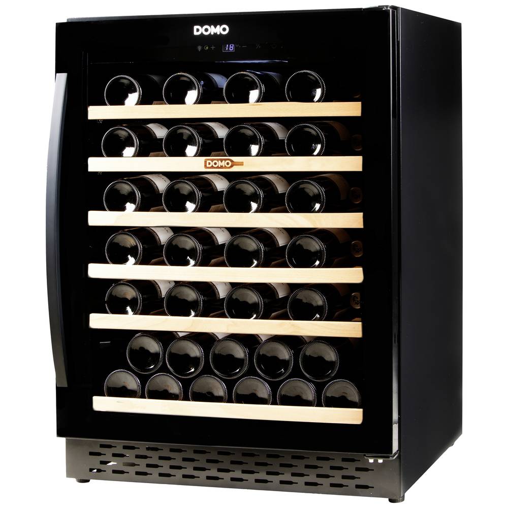 DOMO Domo chladnička na víno Energetická třída (EEK2021): F (A - G) 143 l černá