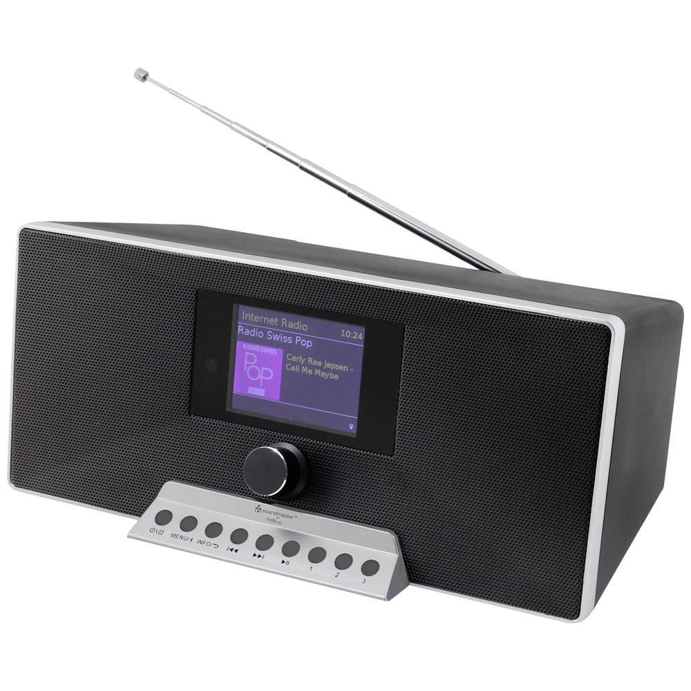 soundmaster IR3500SW internetové stolní rádio internetové, DAB+, FM AUX, Bluetooth, USB, Wi-Fi, internetové rádio s USB