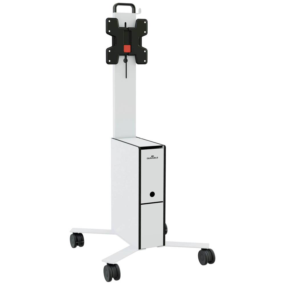 Durable COWORKSATION® TV kolečkový vozík, 48,3 cm (19) - 109,2 cm (43), nastavitelná výška