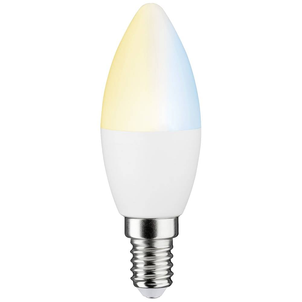 50126 LED ZB Kerze 400lm 5,5W tunwh matt dim Paulmann Home LED žárovka E14 Energetická třída (EEK2021): G (A - G) 5 W te
