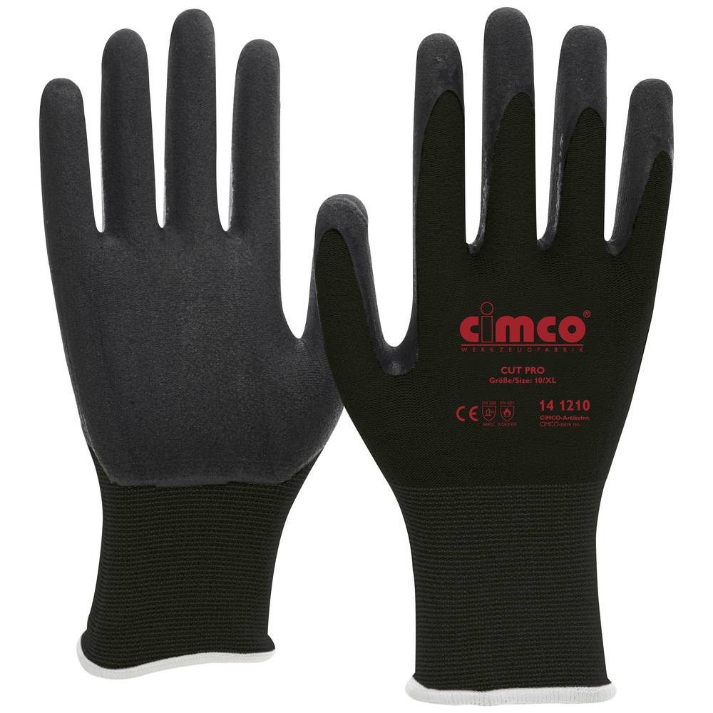 Cimco Cut Pro schwarz 141210 rukavice odolné proti proříznutí Velikost rukavic: 10, XL 1 pár