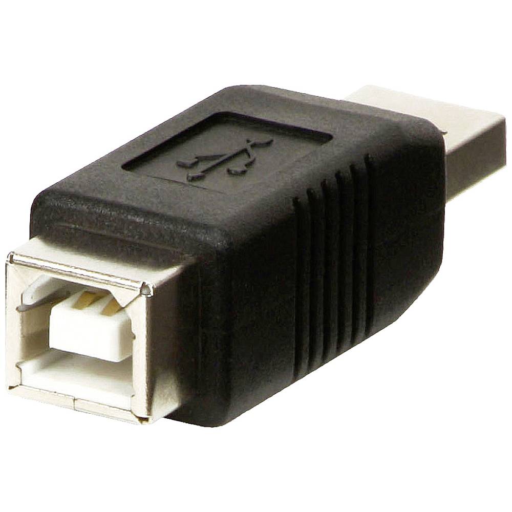 LINDY USB 2.0 adaptér [1x USB 2.0 zástrčka A - 1x USB 2.0 zásuvka B] Lindy