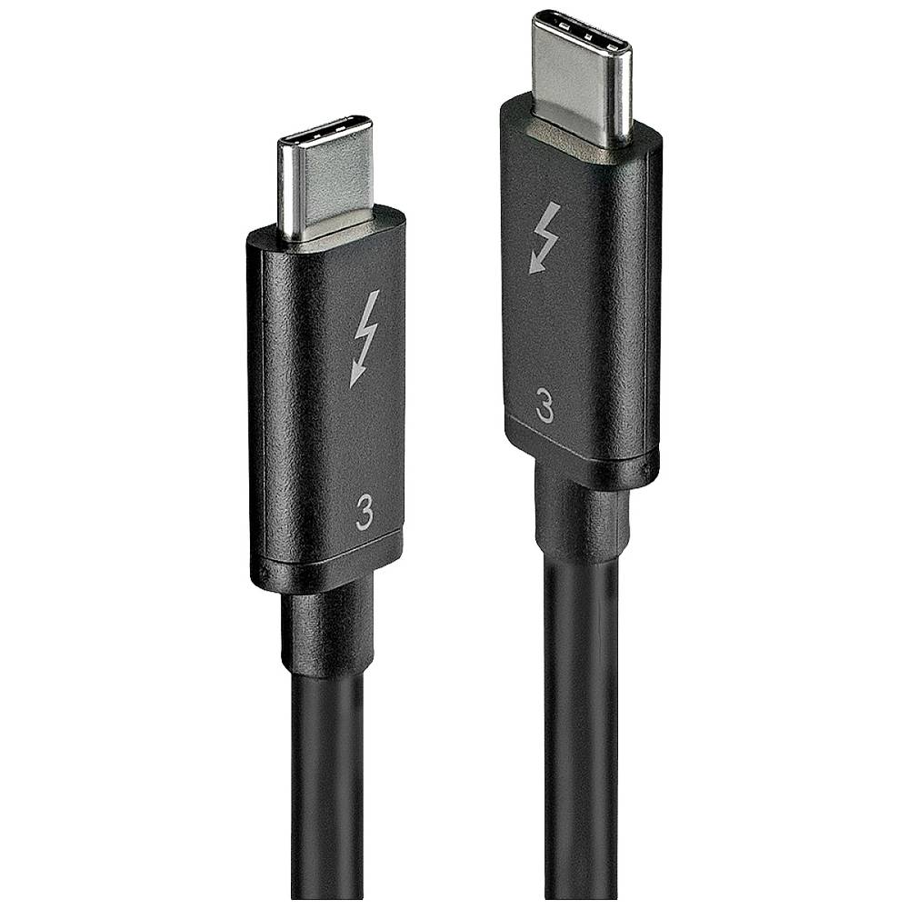 LINDY USB kabel USB 3.2 Gen1 (USB 3.0 / USB 3.1 Gen1) USB-C ® zástrčka, USB-C ® zástrčka 0.50 m černá 41555