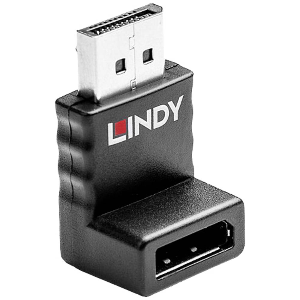 LINDY 41365 DisplayPort adaptér [1x zástrčka DisplayPort - 1x zásuvka DisplayPort] černá