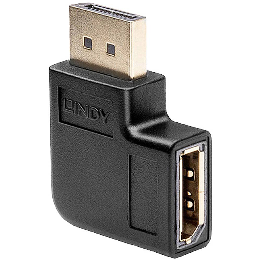 LINDY 41333 DisplayPort adaptér [1x zásuvka DisplayPort - 1x zástrčka DisplayPort] černá