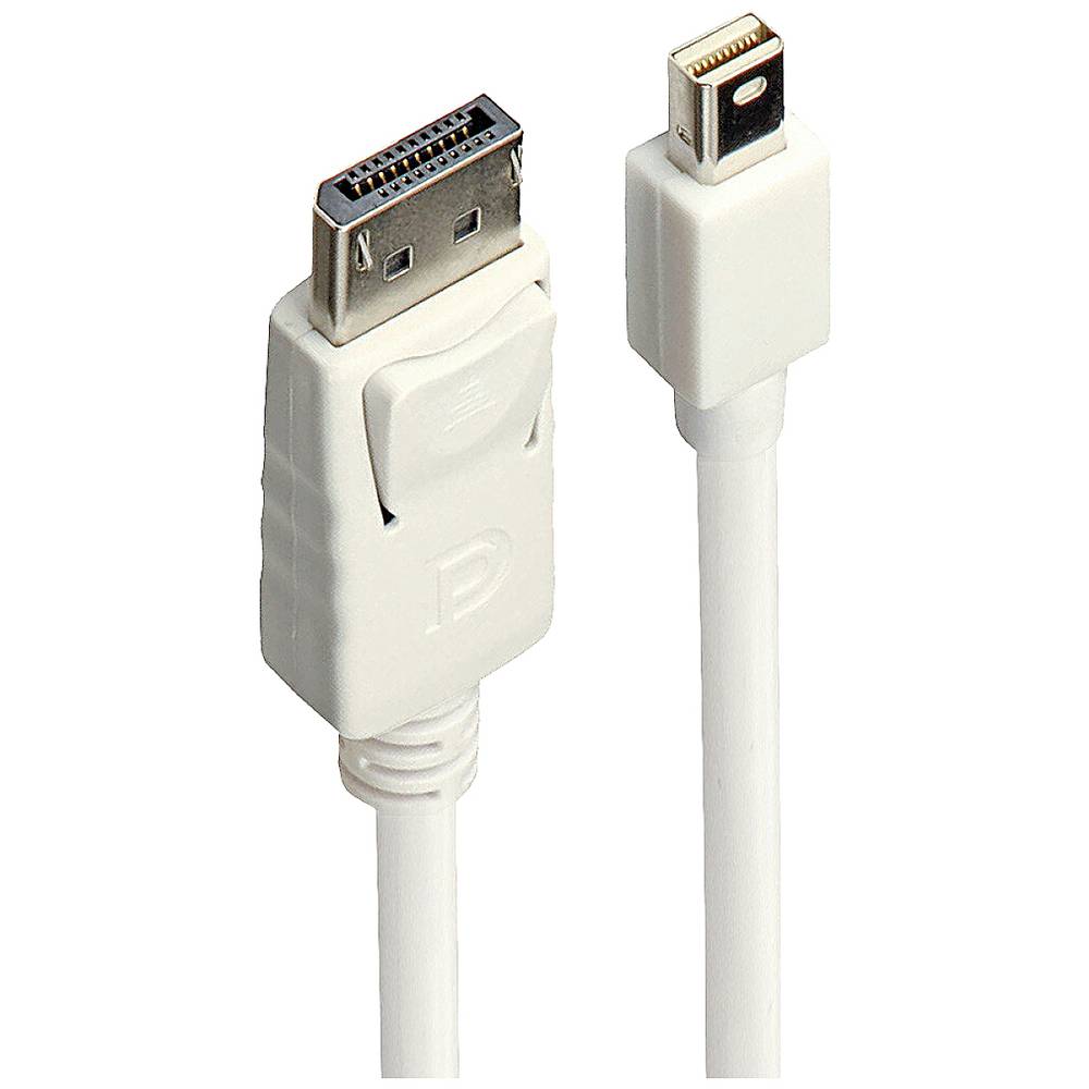 LINDY kabel Mini DisplayPort konektory, Konektor DisplayPort 1.00 m bílá 41056 Kabel DisplayPort