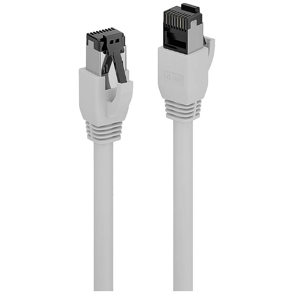 LINDY 47434 RJ45 síťové kabely, propojovací kabely CAT 8.1 S/FTP 2.00 m šedá 1 ks