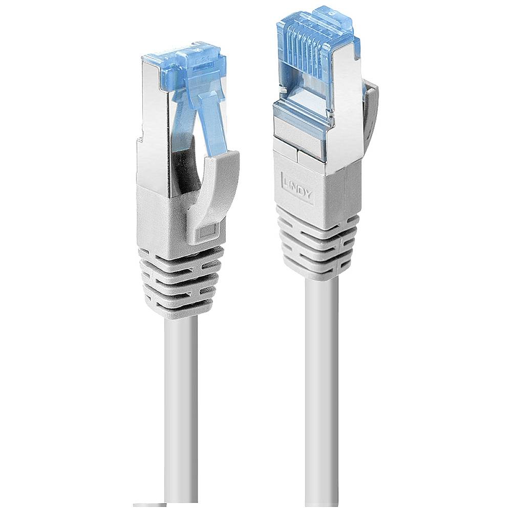 LINDY 47130 RJ45 síťové kabely, propojovací kabely CAT 6A S/FTP 0.30 m šedá 1 ks