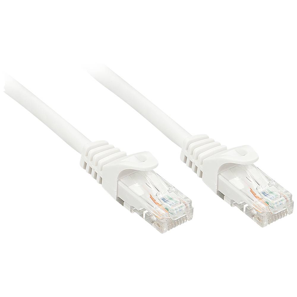LINDY 48207 RJ45 síťové kabely, propojovací kabely CAT 6 U/UTP 10.00 m bílá 1 ks