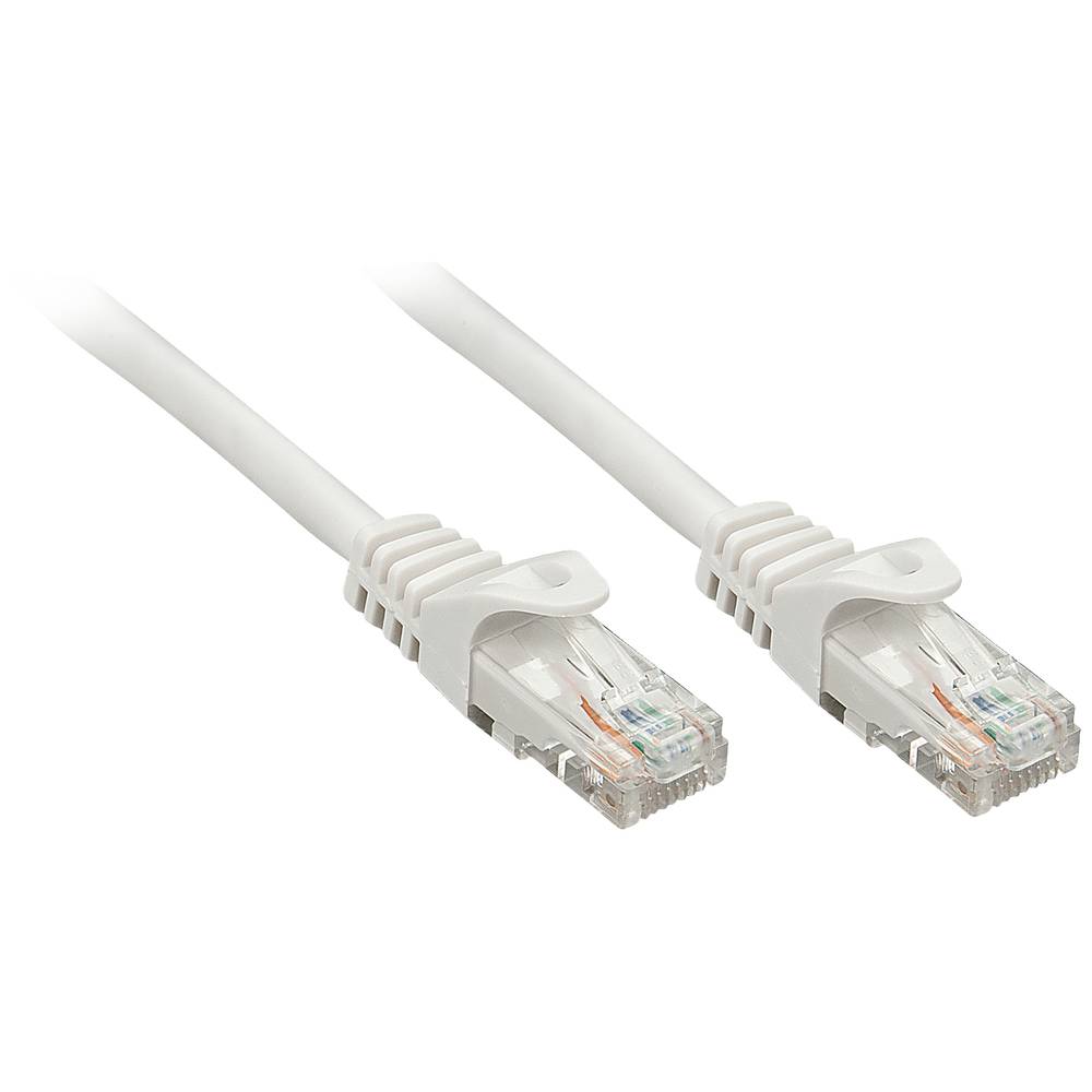 LINDY 48167 RJ45 síťové kabely, propojovací kabely CAT 6 U/UTP 10.00 m šedá 1 ks
