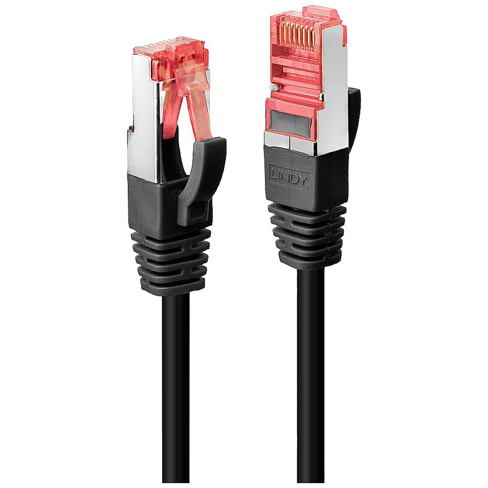 LINDY 47778 RJ45 síťové kabely, propojovací kabely CAT 6 S/FTP 1.50 m černá 1 ks