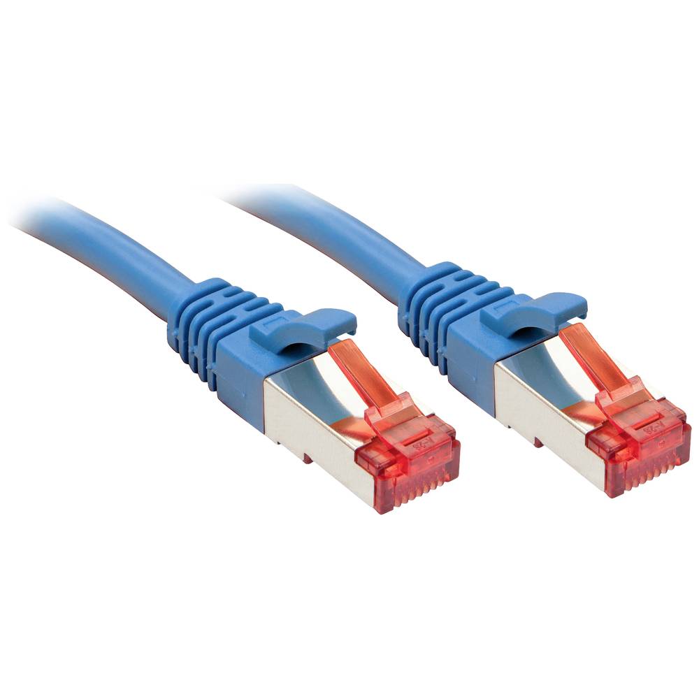 LINDY 47721 RJ45 síťové kabely, propojovací kabely CAT 6 S/FTP 5.00 m modrá 1 ks