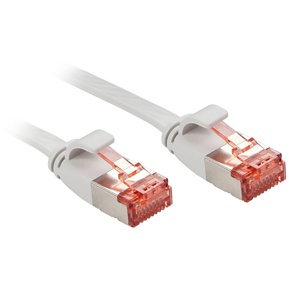LINDY 47553 RJ45 síťové kabely, propojovací kabely CAT 6 U/FTP 3.00 m šedá 1 ks