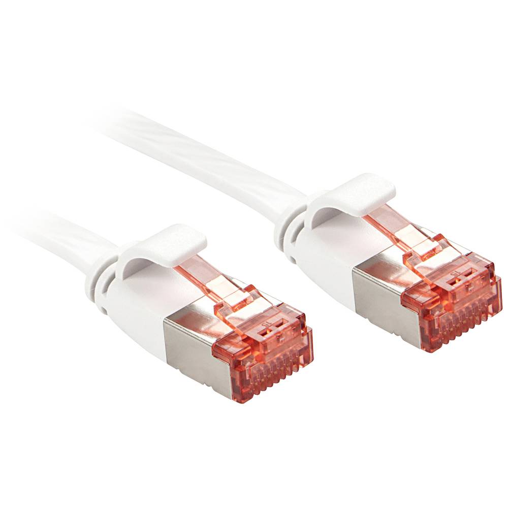 LINDY 47560 RJ45 síťové kabely, propojovací kabely CAT 6 U/FTP 0.30 m bílá 1 ks