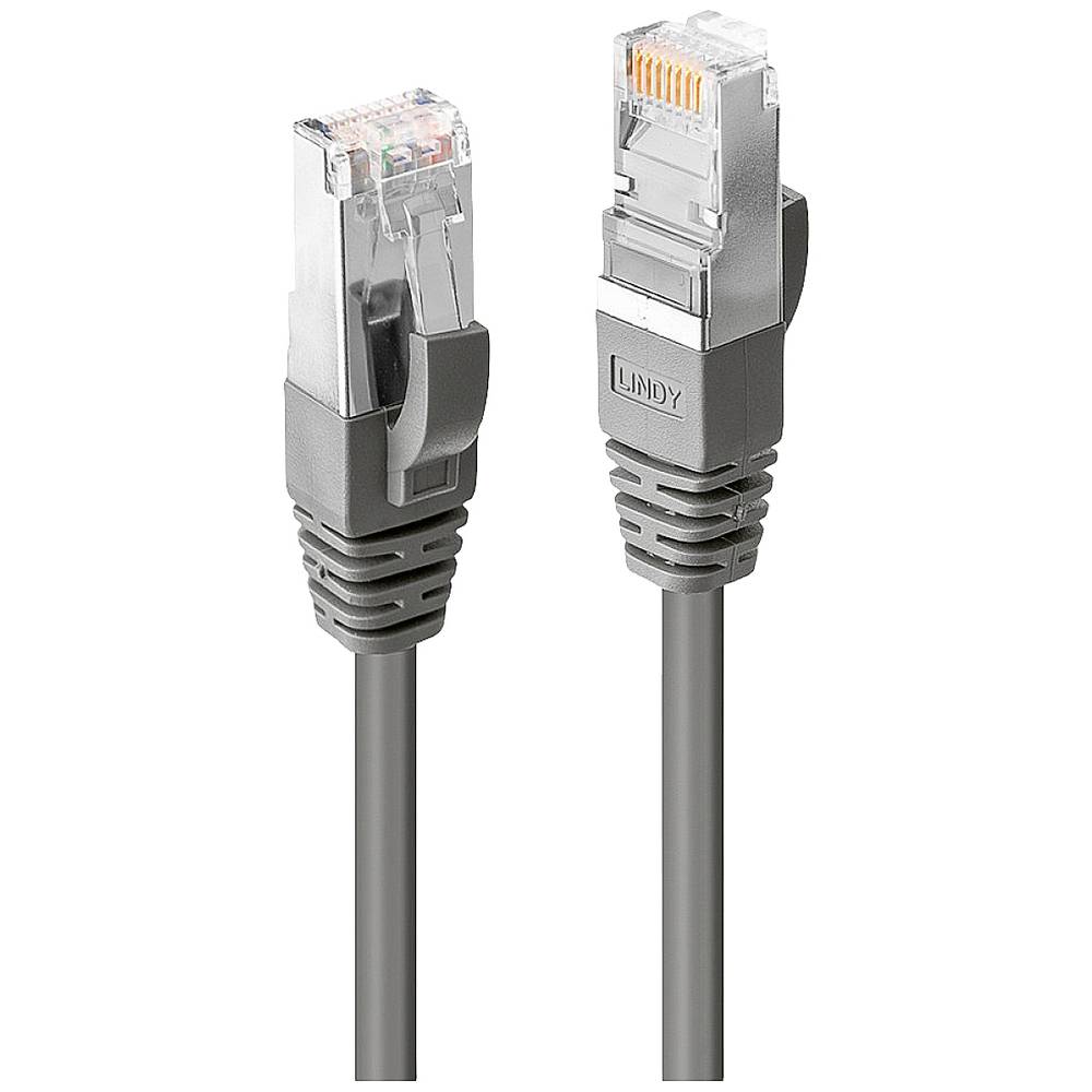 LINDY 47217 RJ45 síťové kabely, propojovací kabely CAT 6 S/FTP 10.00 m antracitová 1 ks