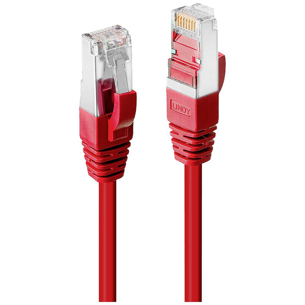 LINDY 45630 RJ45 síťové kabely, propojovací kabely 30.00 m červená 1 ks
