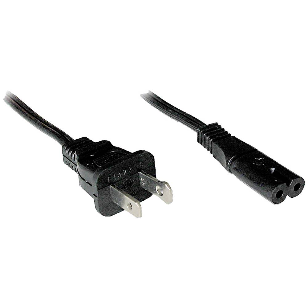 LINDY napájecí kabel [1x USA zástrčka - 1x IEC C7 zásuvka] 2.00 m černá