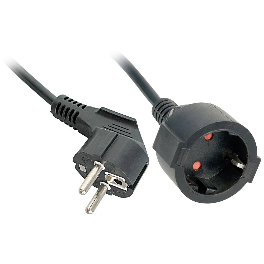 LINDY 30246 napájecí prodlužovací kabel černá 10 m H05VV-F 3G 1,5 mm²
