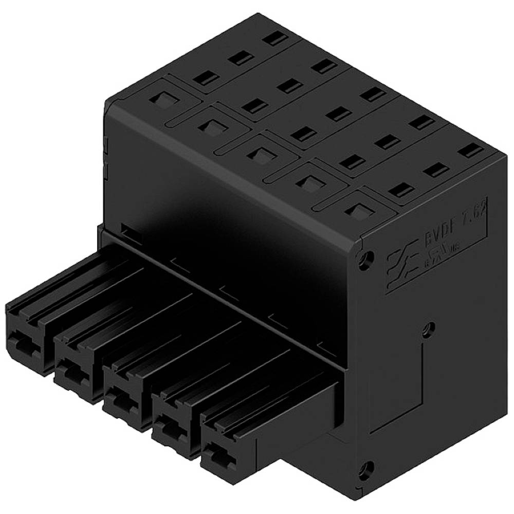 Weidmüller zásuvkový konektor na kabel Počet pólů 5 Rastr (rozteč): 7.62 mm 2720450000 24 ks