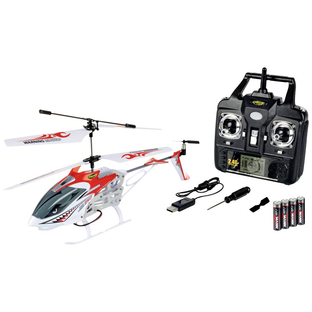 Carson RC Sport Easy Tyran 250 RC model vrtulníku pro začátečníky RtF