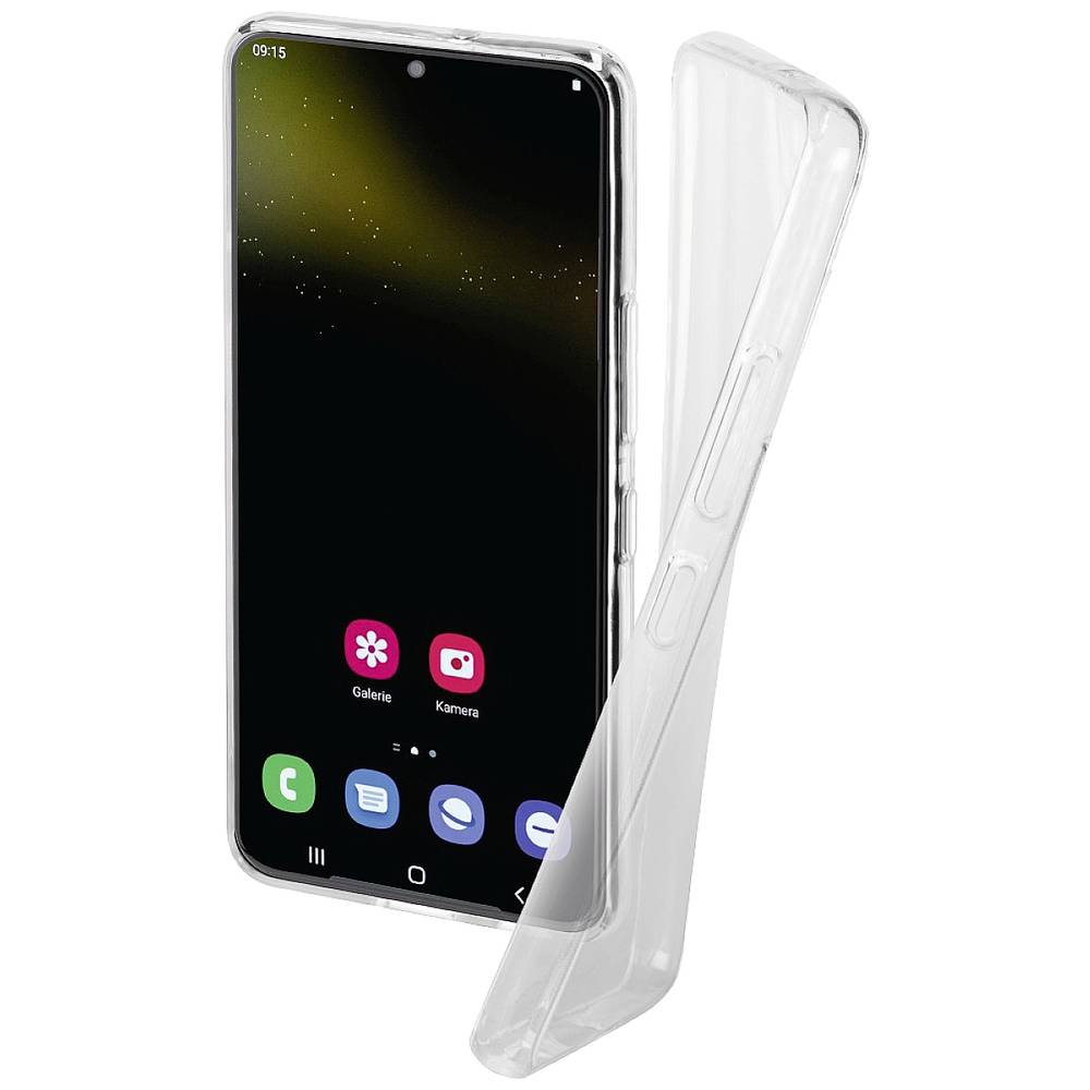 Hama zadní kryt na mobil Samsung Galaxy S22 transparentní indukční nabíjení