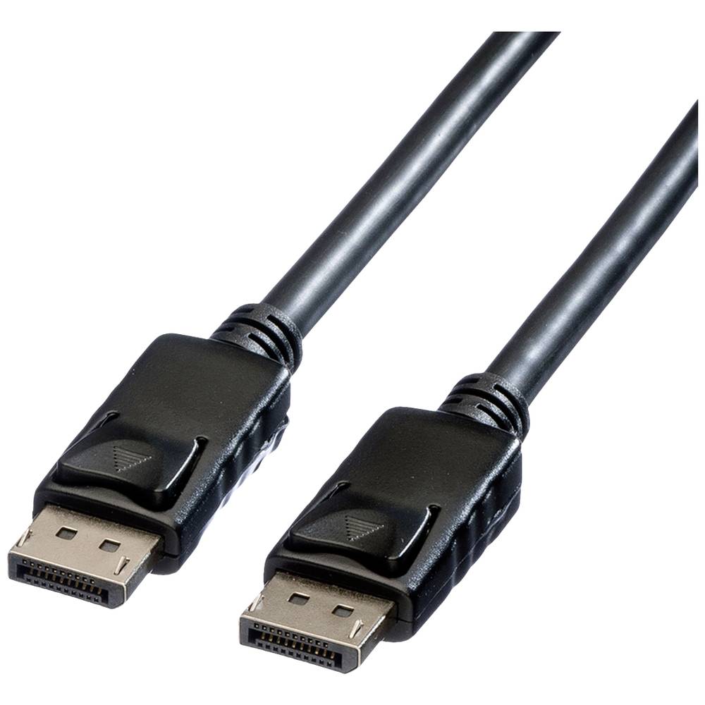 Roline DisplayPort kabel Konektor DisplayPort, Konektor DisplayPort 1.50 m černá 11.04.5981 stíněný Kabel DisplayPort