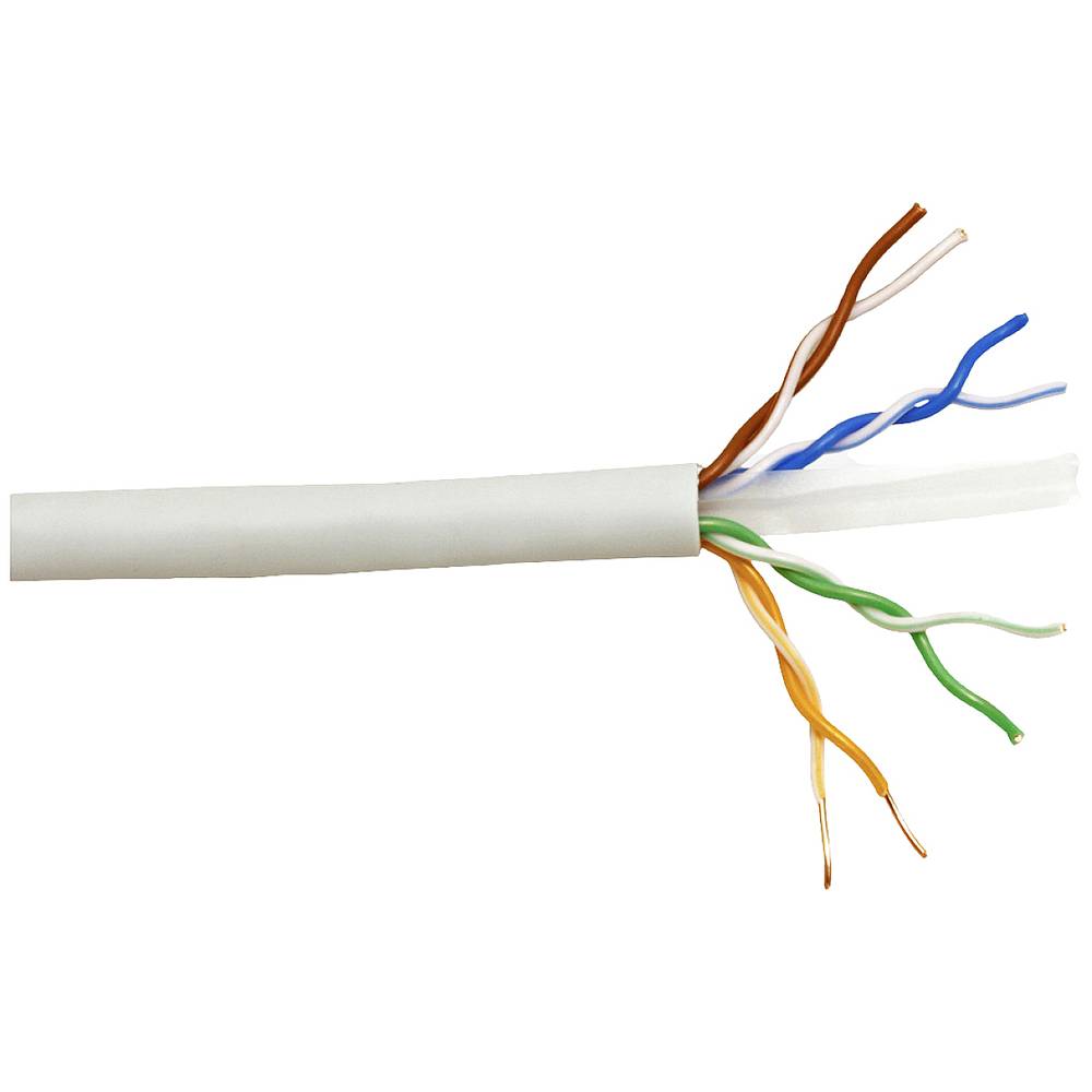 Roline 21.15.1789 ethernetový síťový kabel CAT 6 U/UTP šedá 300 m