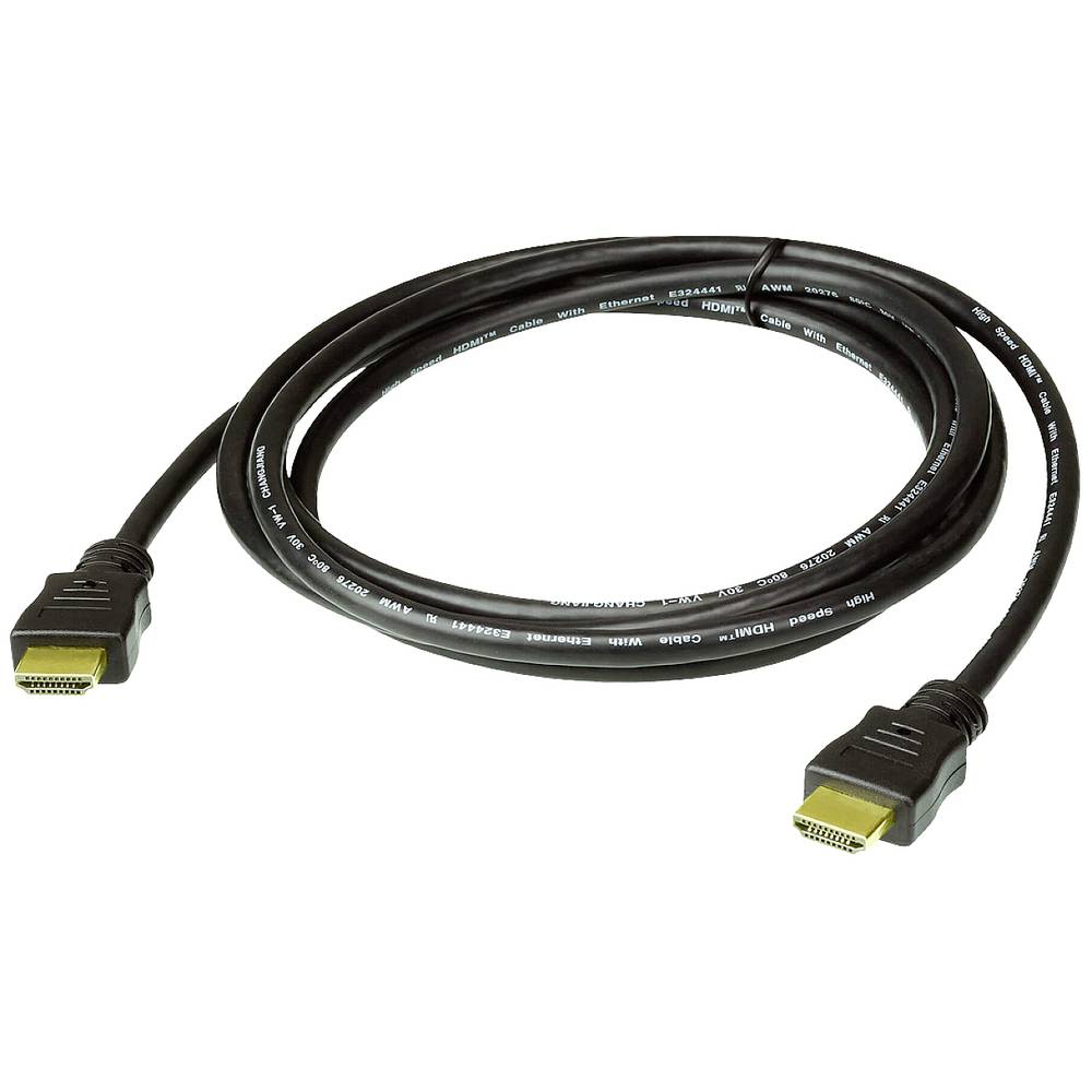 ATEN HDMI kabel Zástrčka HDMI-A, Zástrčka HDMI-A 5.00 m černá 2L-7D05H-1 High Speed HDMI s Ethernetem HDMI kabel