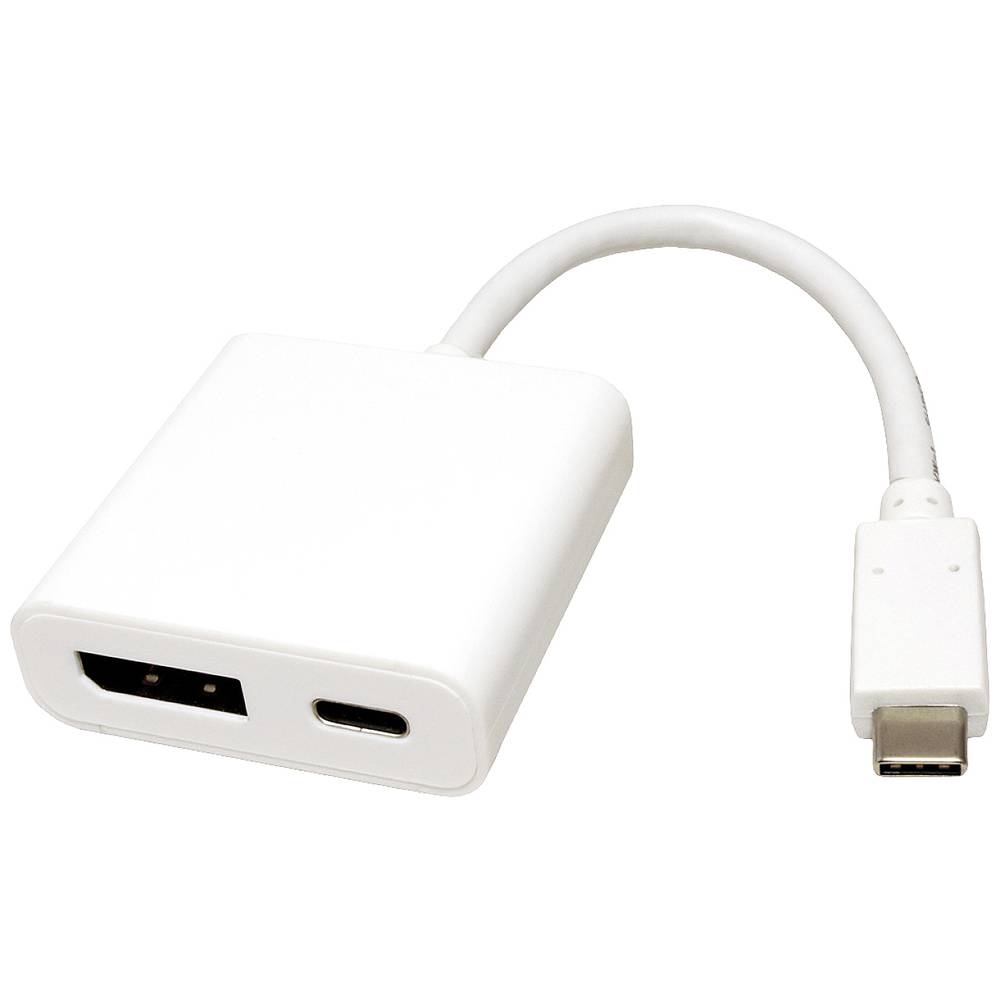 Roline 12.03.3221 USB-C® / Mini-DisplayPort kabelový adaptér [1x USB-C® zástrčka - 1x zásuvka DisplayPort, USB-C® zásuvk