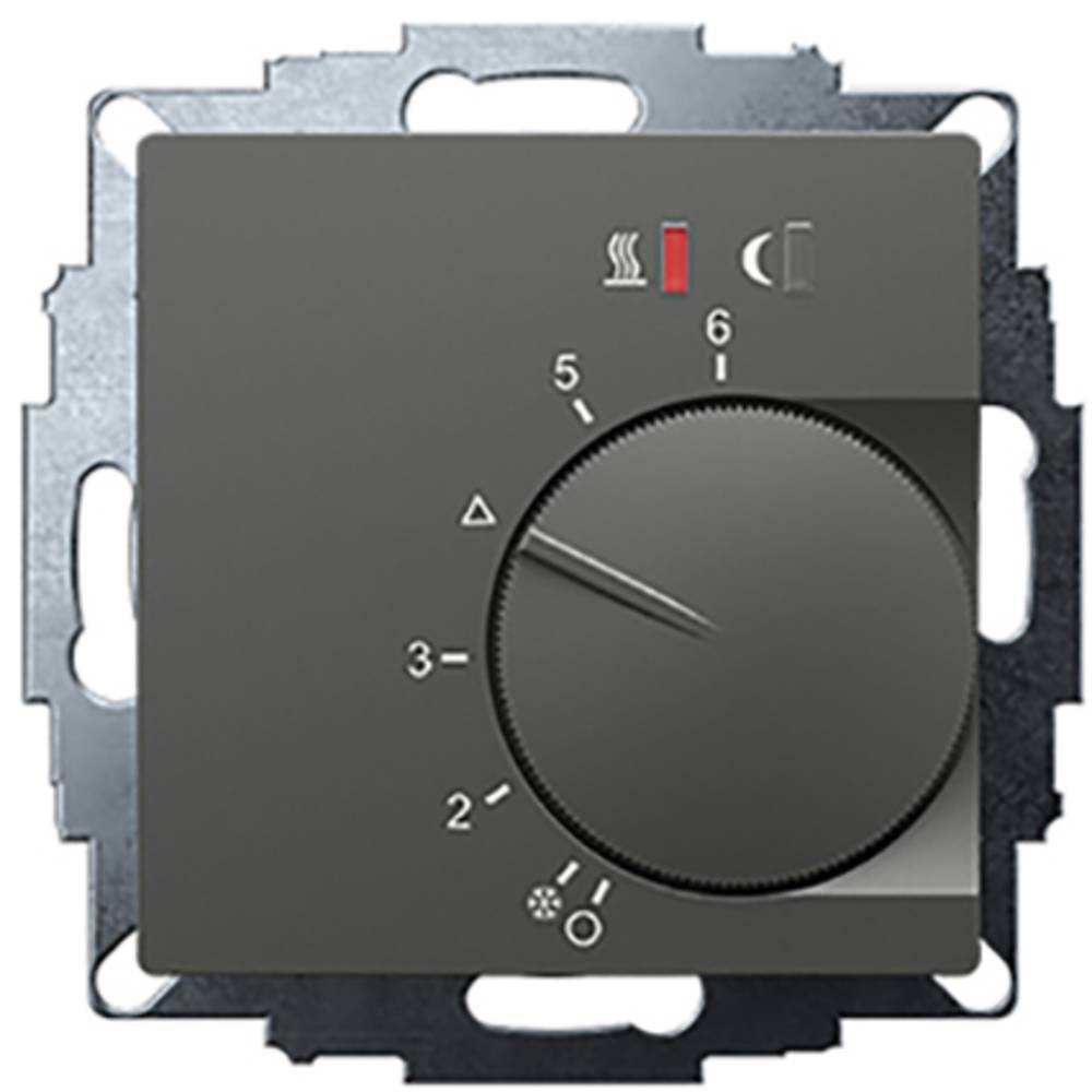 Eberle 547816154302 UTE 2800-F-Anthrazit-55 pokojový termostat pod omítku 1 ks