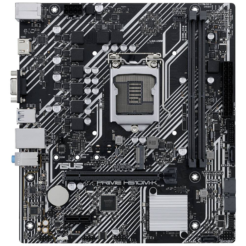 Asus PRIME H510M-K Základní deska Socket (PC) Intel® 1200 Tvarový faktor Micro-ATX Čipová sada základní desky Intel® H51