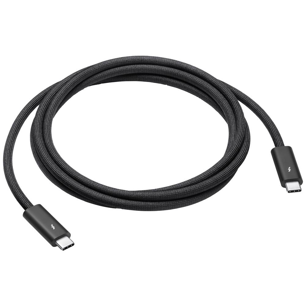 Apple Thunderbolt 4 Pro kabel Thunderbolt ™ (USB-C ®) zástrčka 1.80 m černá MN713ZM/A Thunderbolt™ kabel
