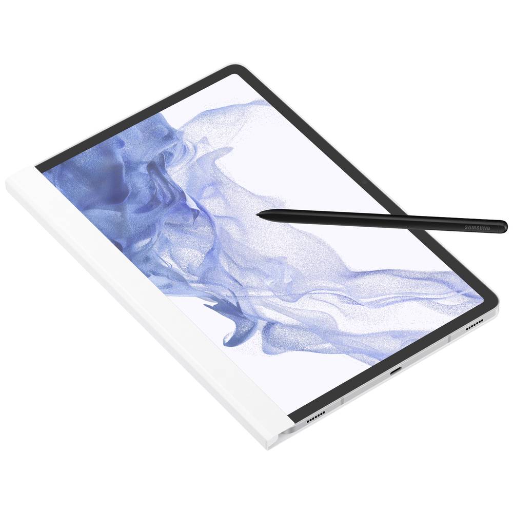 Samsung Note View Cover obal na tablet Samsung Galaxy Tab S7, Galaxy Tab S8 Pouzdro typu kniha bílá