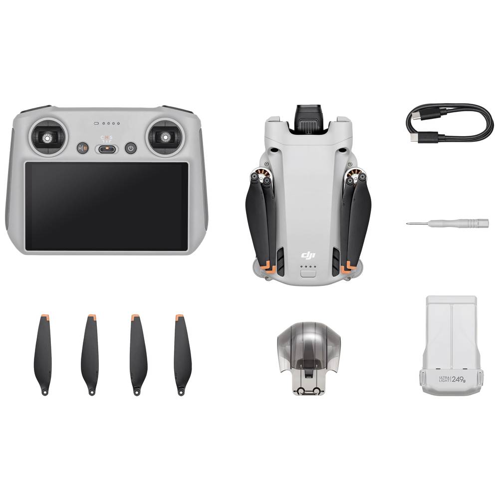 DJI Mini 3 Pro vč. Smart Controller dron RtF s kamerou světle šedá