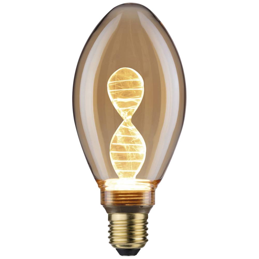 Paulmann 28884 LED E27 svíčkový tvar 3.5 W = 19 W zlatá (Ø x v) 75 mm x 164 mm 1 ks