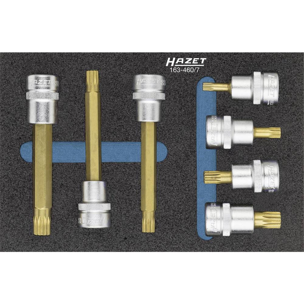 Hazet 163-460/7 sada nástavců pro nástrčný klíč 163-460/7