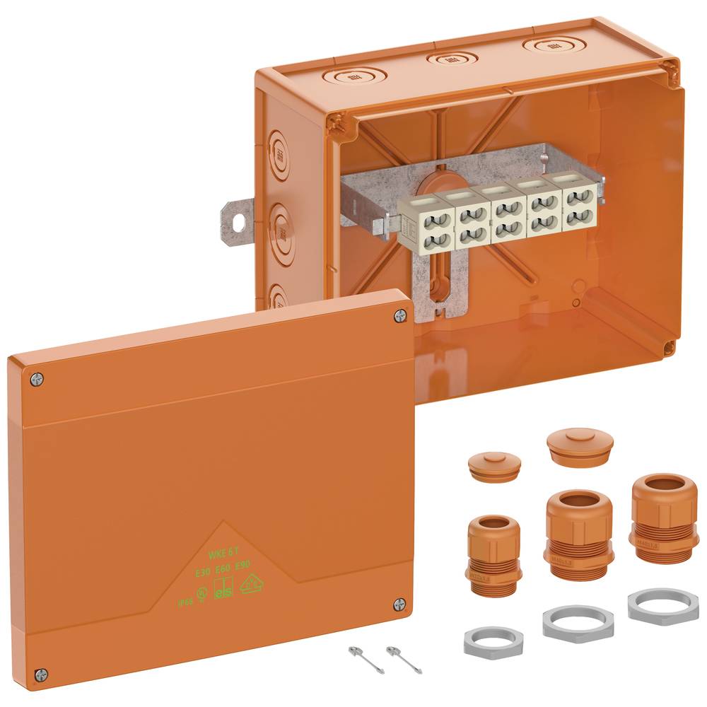 Spelsberg 86763001 rozbočovací krabice (d x š x v) 250 x 200 x 120 mm oranžová IP66 2 ks