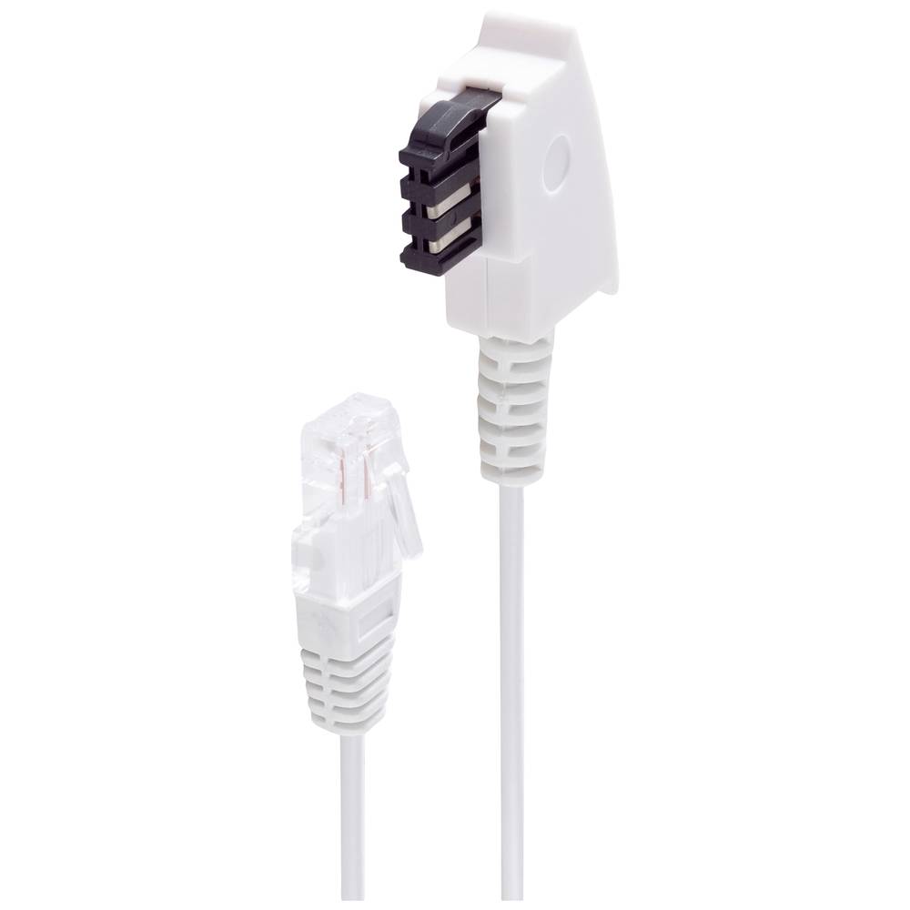 Shiverpeaks DSL kabelový adaptér [1x telefonní zástrčka TAE-F - 1x RJ45 zástrčka 8p2c] 6 m bílá