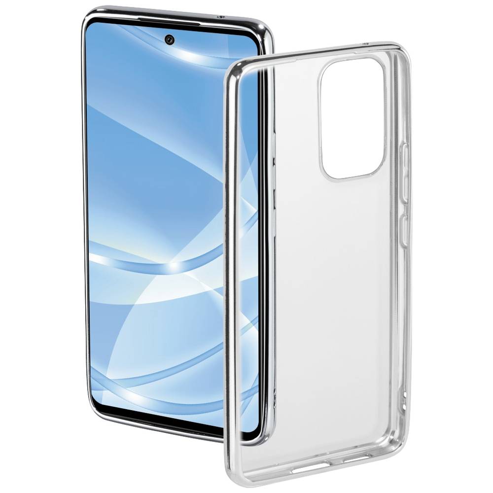 Hama Clear&Chrome zadní kryt na mobil Samsung Galaxy A53 5G stříbrná (transparentní) indukční nabíjení
