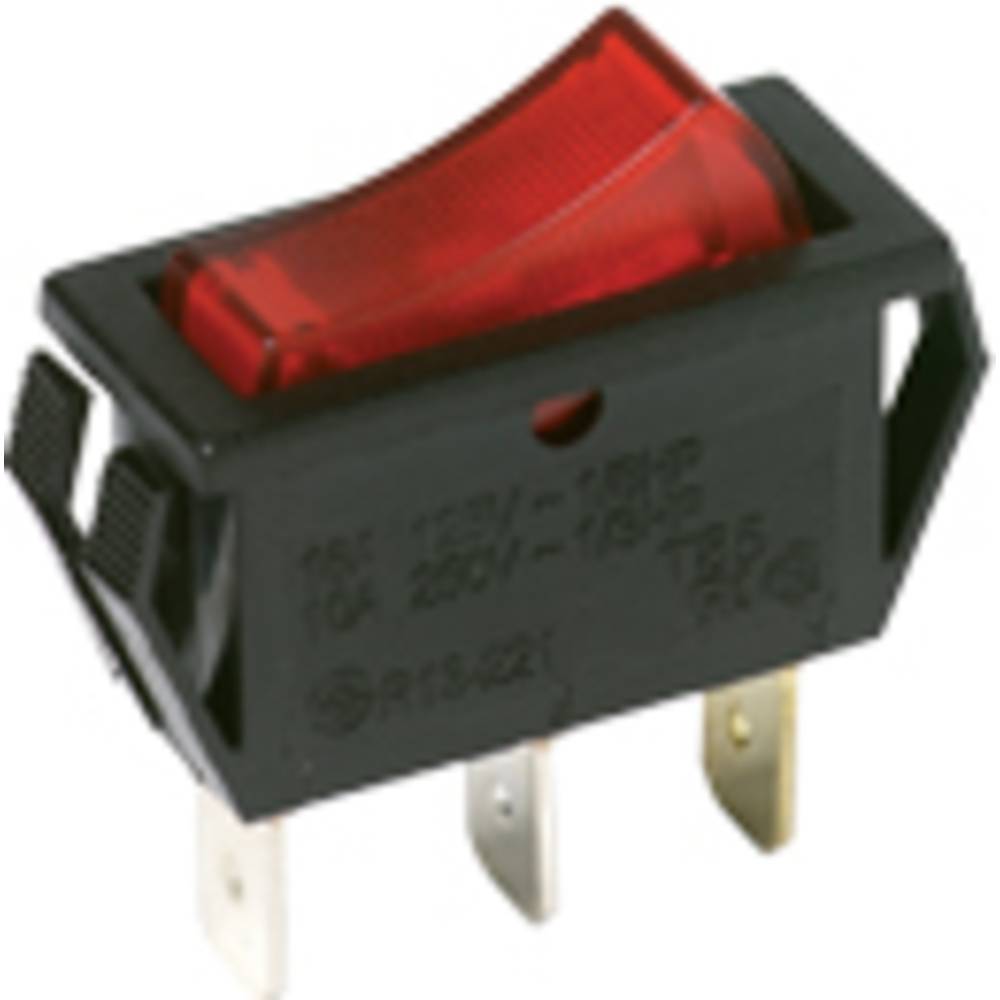 C & K Switches CM102J12S205QA kolébkový spínač 125 V/AC 16.00 A 1x zap/vyp (š x v) 30.40 mm x 11.20 mm 1 ks Bulk