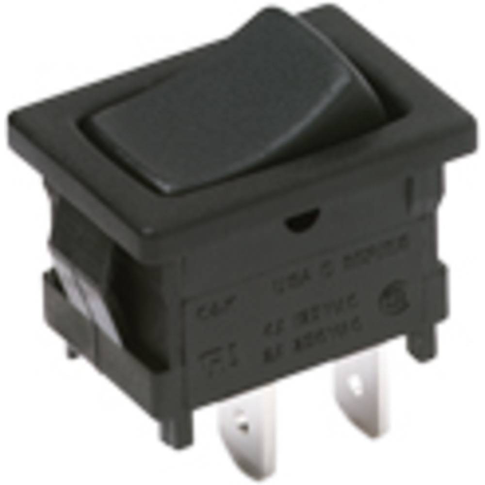 C & K Switches D501J12S2AQA kolébkový spínač 125 V/AC 10.00 A 1x zap/zap 1 ks Bulk