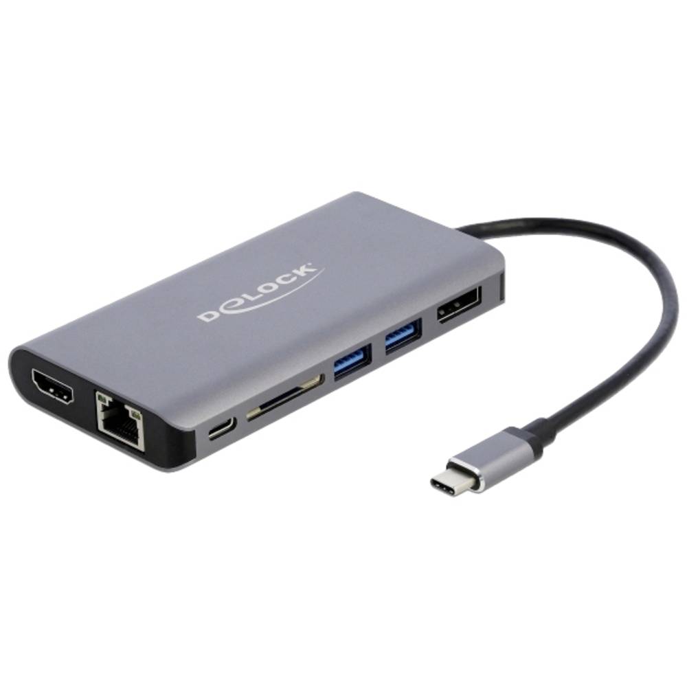 Delock 87683 USB-C ™ dokovací stanice Vhodné pro značky (dokovací stanice pro notebook): univerzální