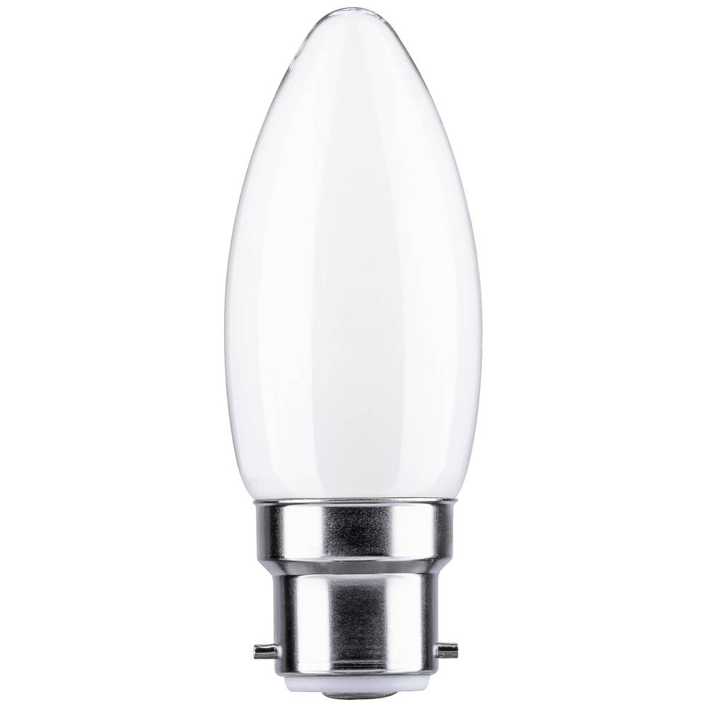 Paulmann 28899 LED Energetická třída (EEK2021) F (A - G) B22d svíčkový tvar 4.7 W = 40 W teplá bílá (Ø x v) 35 mm x 91 m