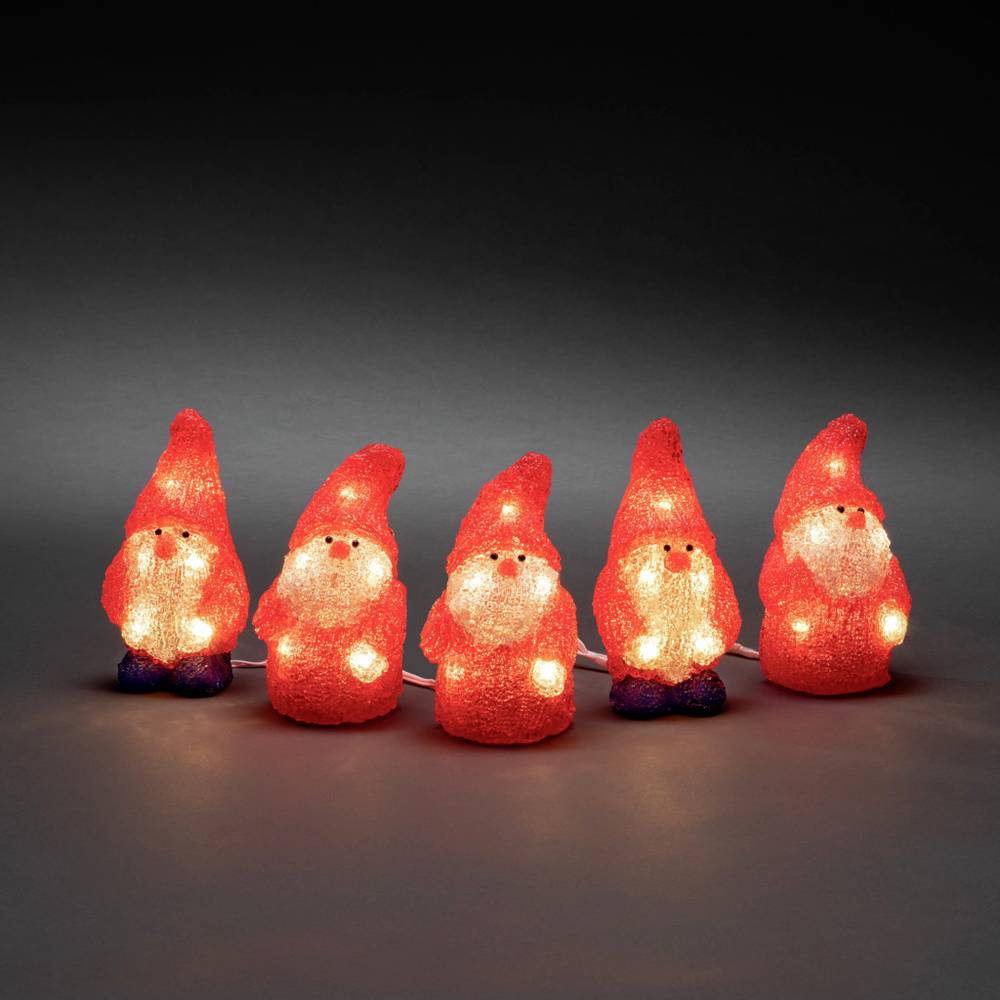 Konstsmide 6240-103 akrylátová postava Energetická třída (EEK2021): G (A - G) Santa Claus teplá bílá LED červená