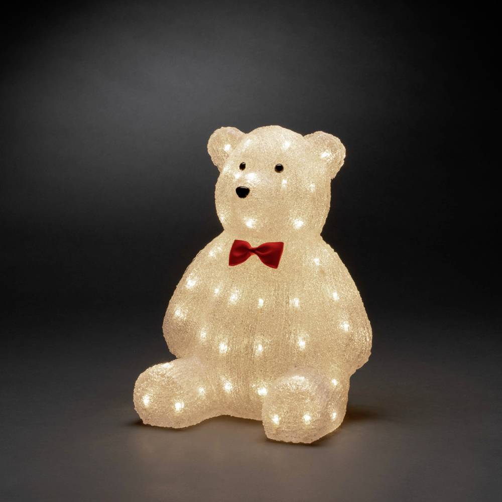 Konstsmide 6246-103 akrylátová postava Energetická třída (EEK2021): G (A - G) medvídek teplá bílá LED bílá