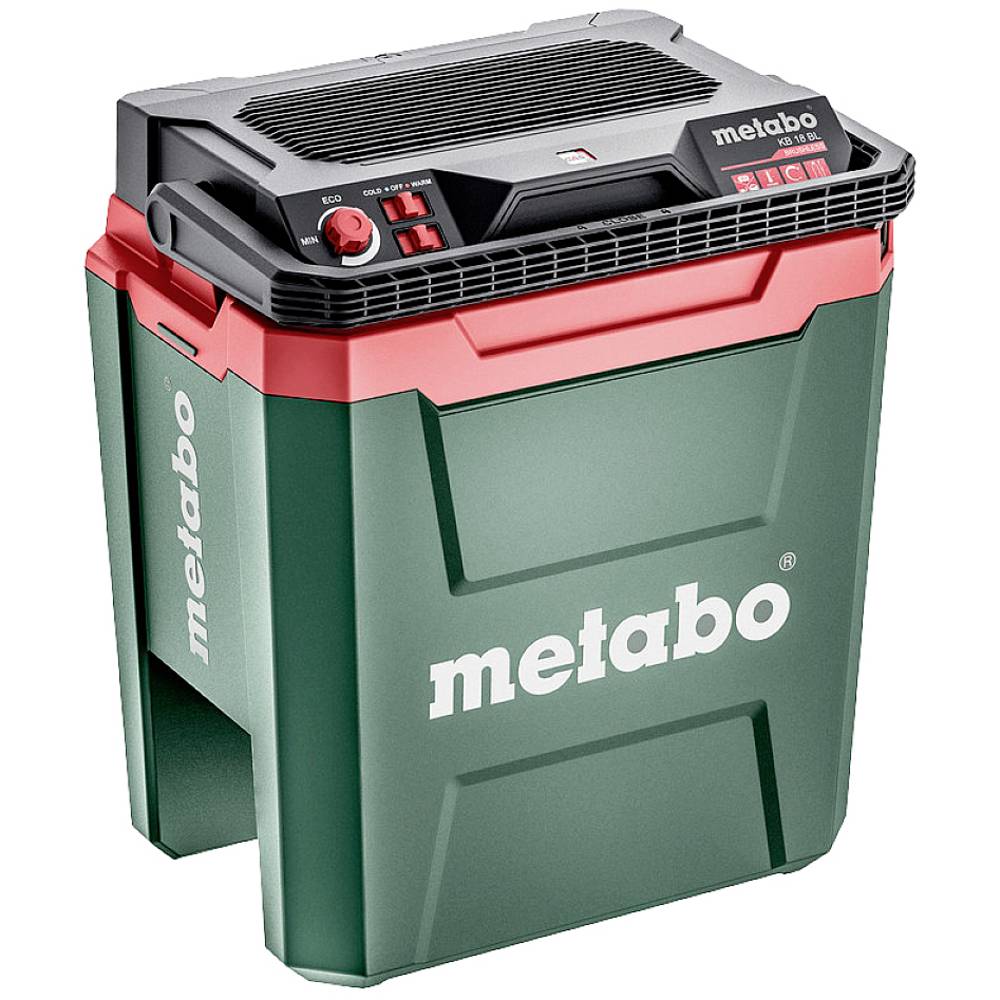 Metabo KB 18 BL přenosná lednice (autochladnička) Energetická třída (EEK2021): E (A - G) 18 V zelená, červená, černá 24