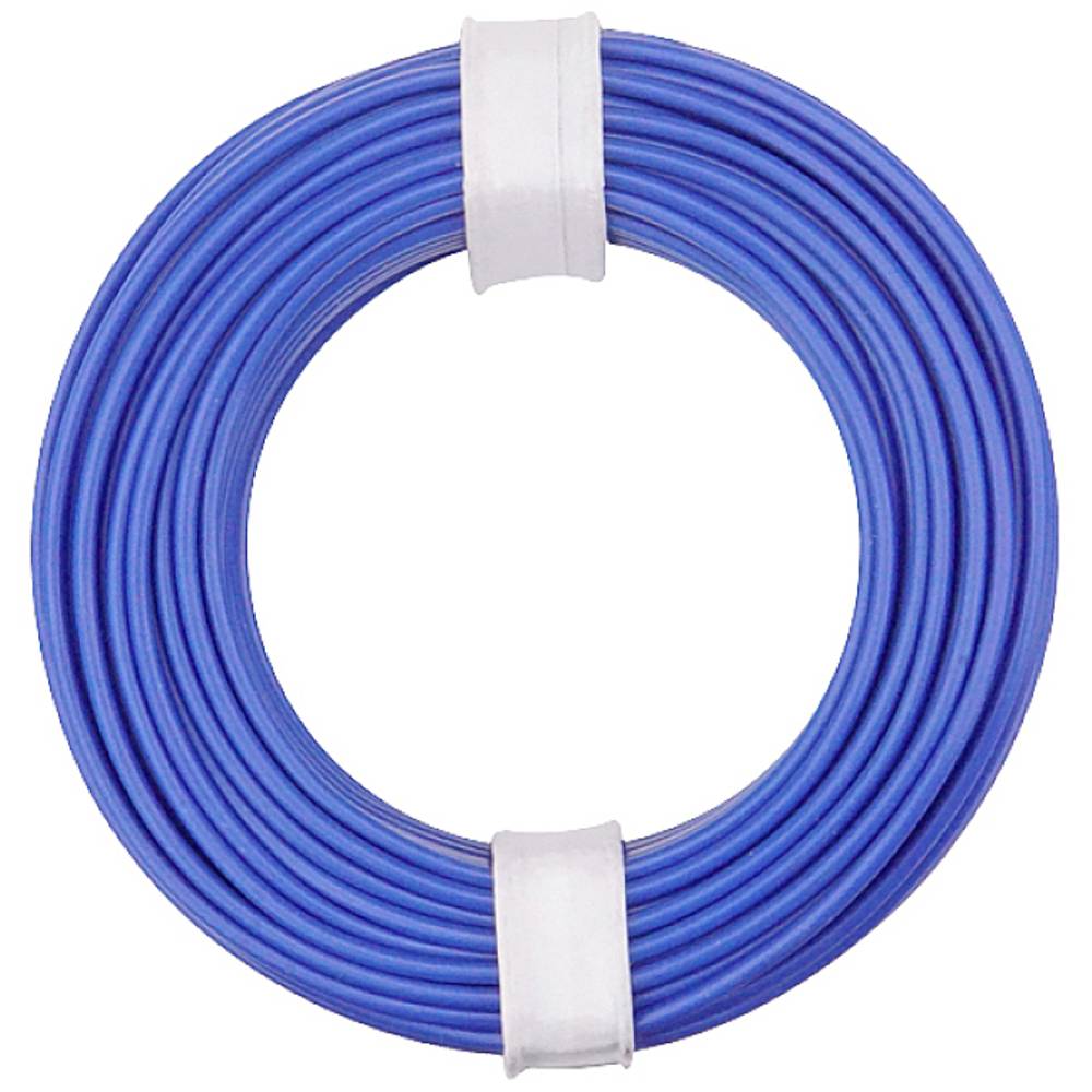 Donau Elektronik 150-012 lanko/ licna 1 x 0.50 mm², modrá, 10 m