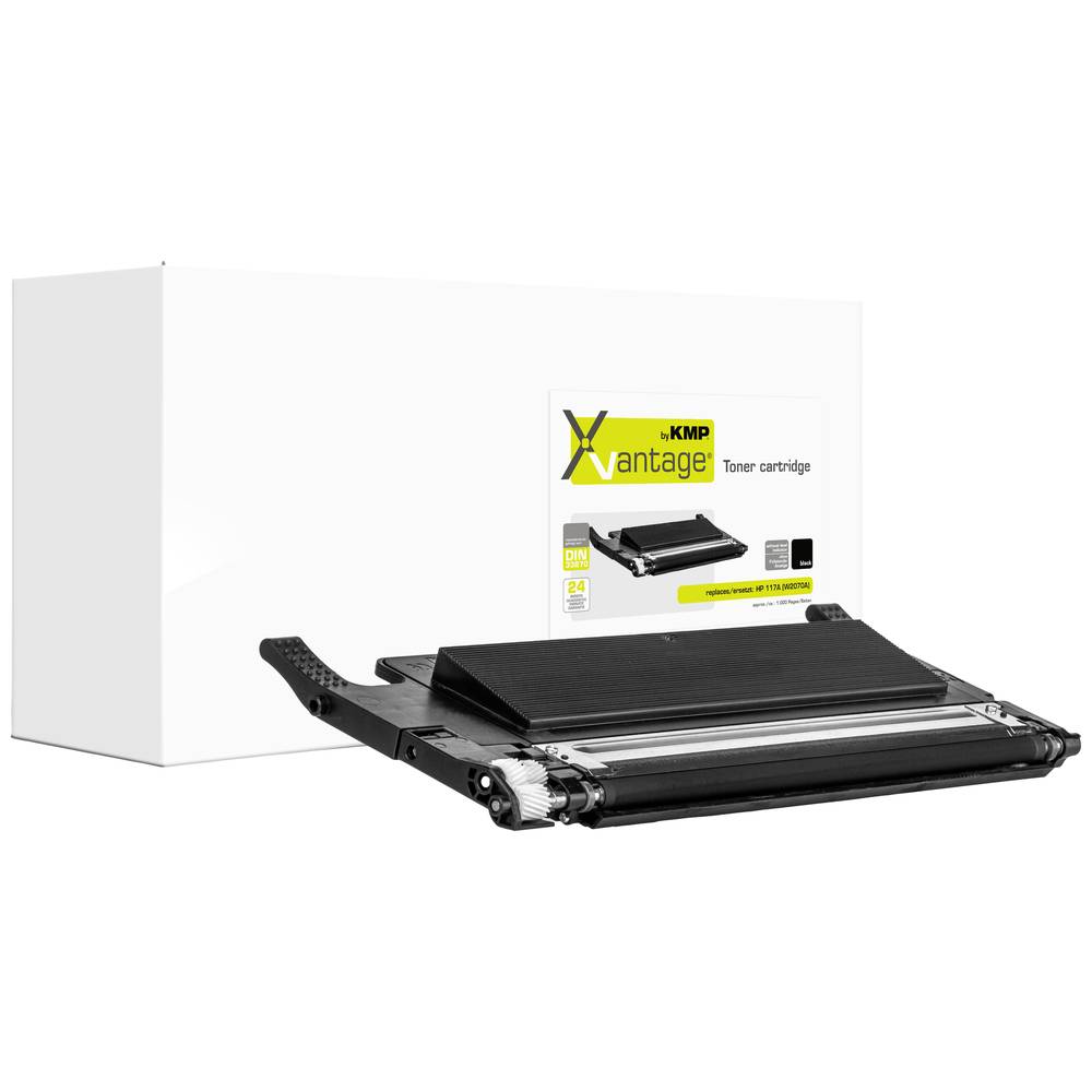 KMP Toner náhradní HP 117A (W2070A) kompatibilní černá 1000 Seiten Xvantage 2555,0080