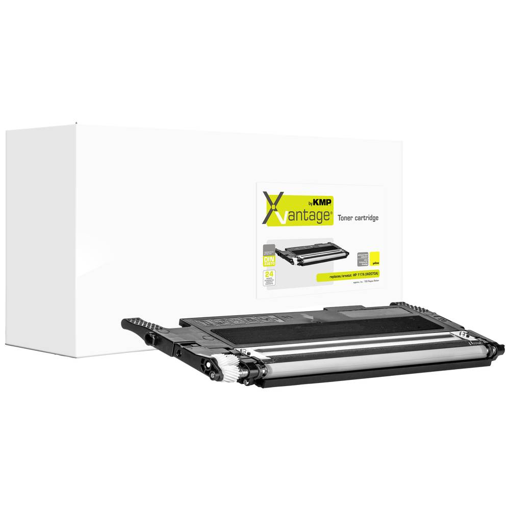 KMP Toner náhradní HP 117A (W2072A) kompatibilní žlutá 700 Seiten Xvantage 2555,0089